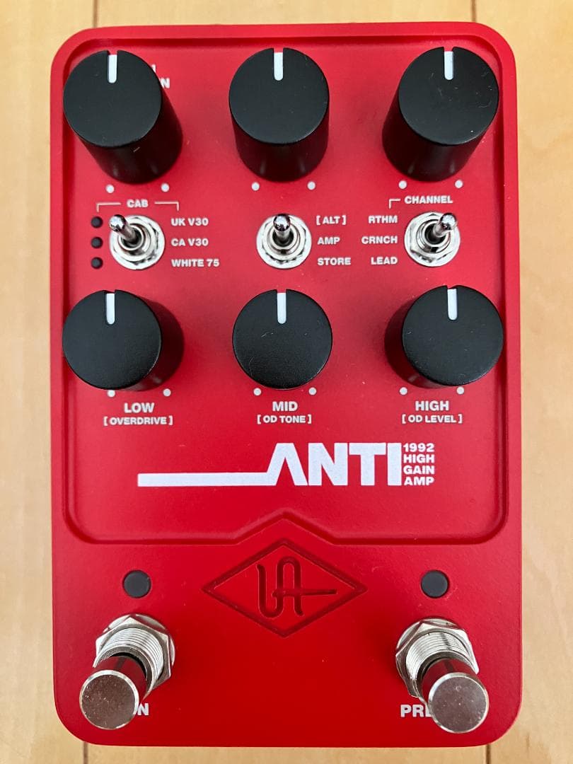 値下げ：UAFX ANTI 1992 High Gain Amp UNIVERSAL AUDIO UAFX ANTI 1992 High Gain Amp ユニバーサル
