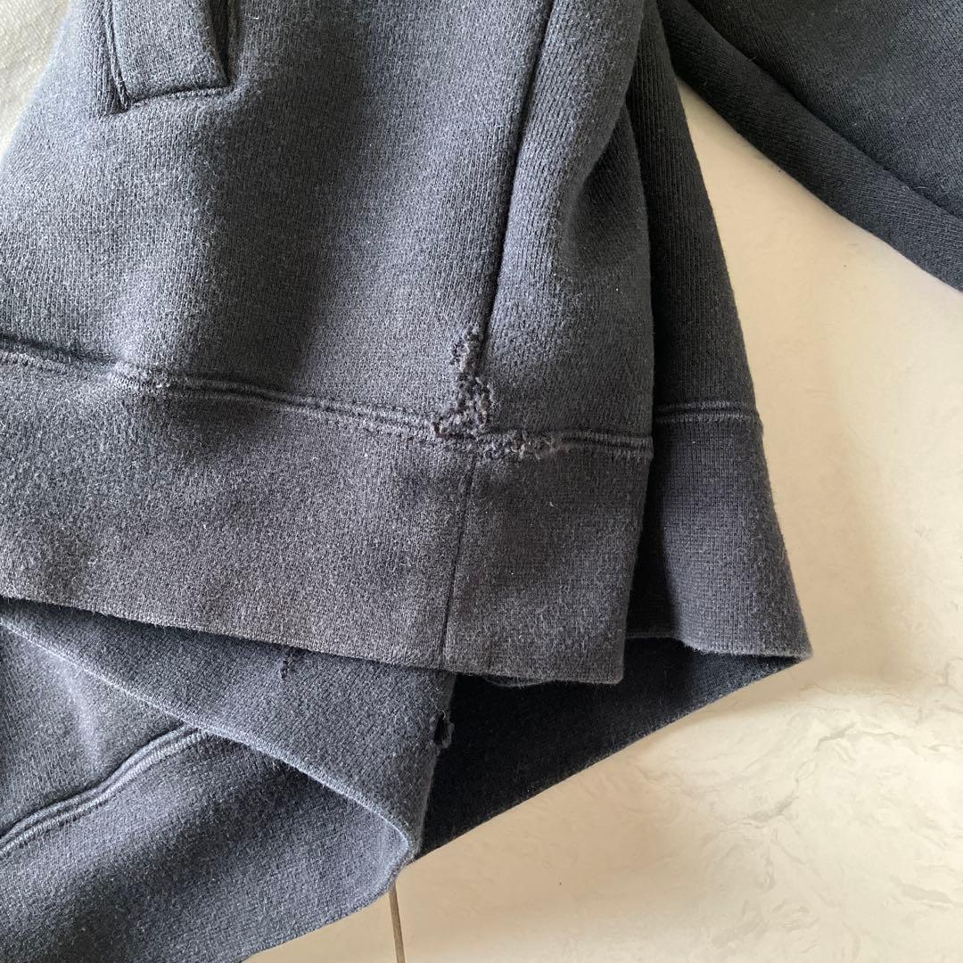 00s old stussy キッズフォト プリント パーカー ブラック L