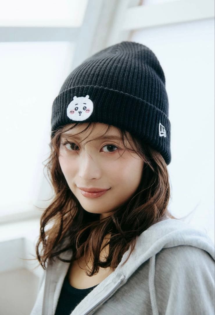 ちいかわ ニューエラ ニット帽NEW ERA® 黒・グレー・ピンク、3色セット｜🧢
