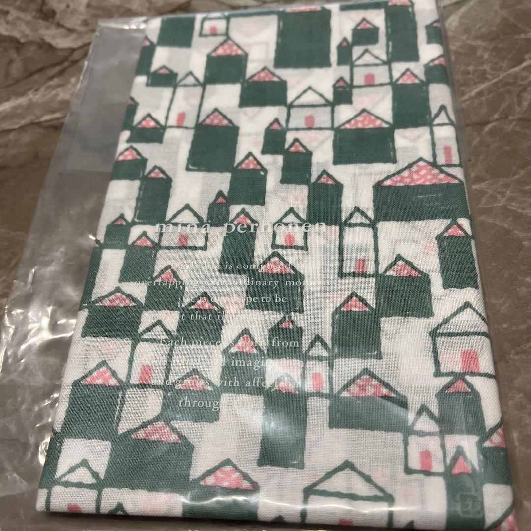 ミナペルホネン*手ぬぐいHütte グリーン - メルカリ