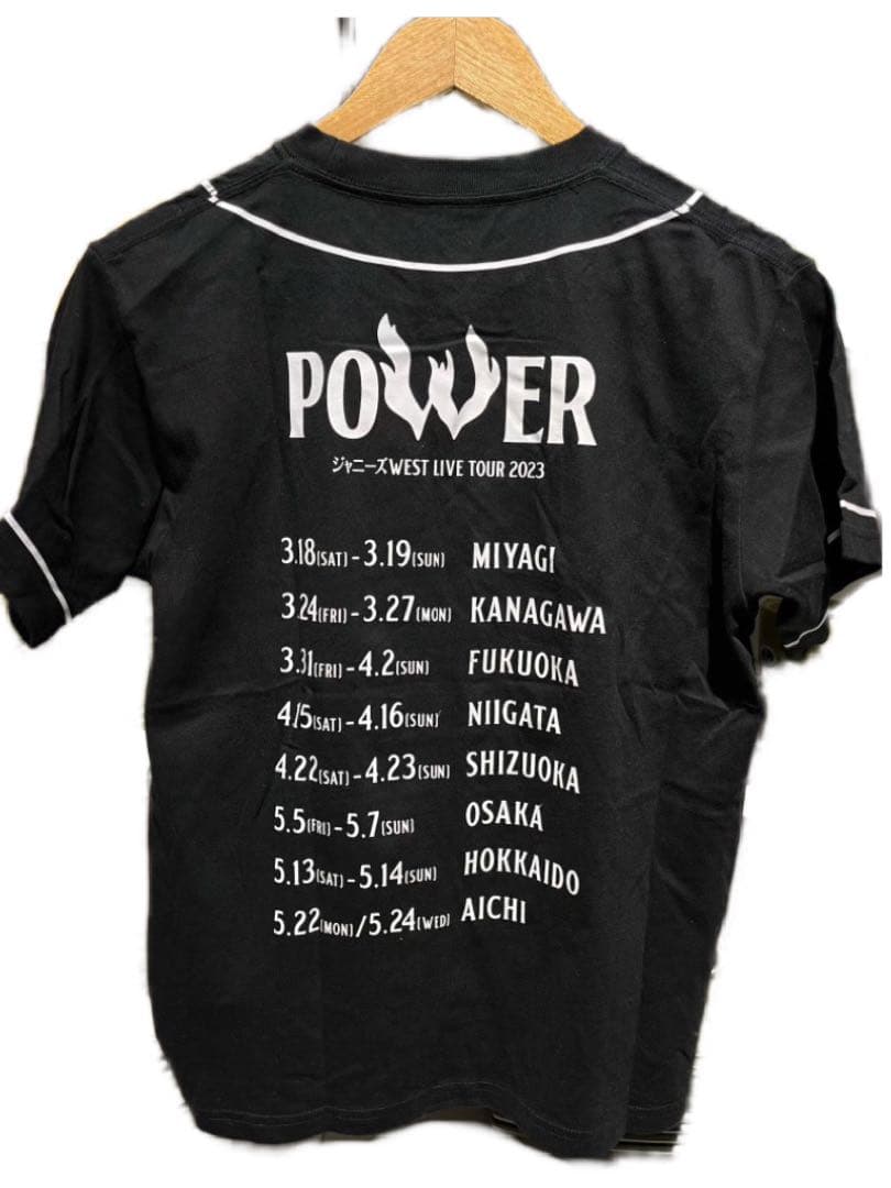 未使用 ジャニーズWEST スタッフTシャツ ベースボール シャツ 非売品 M