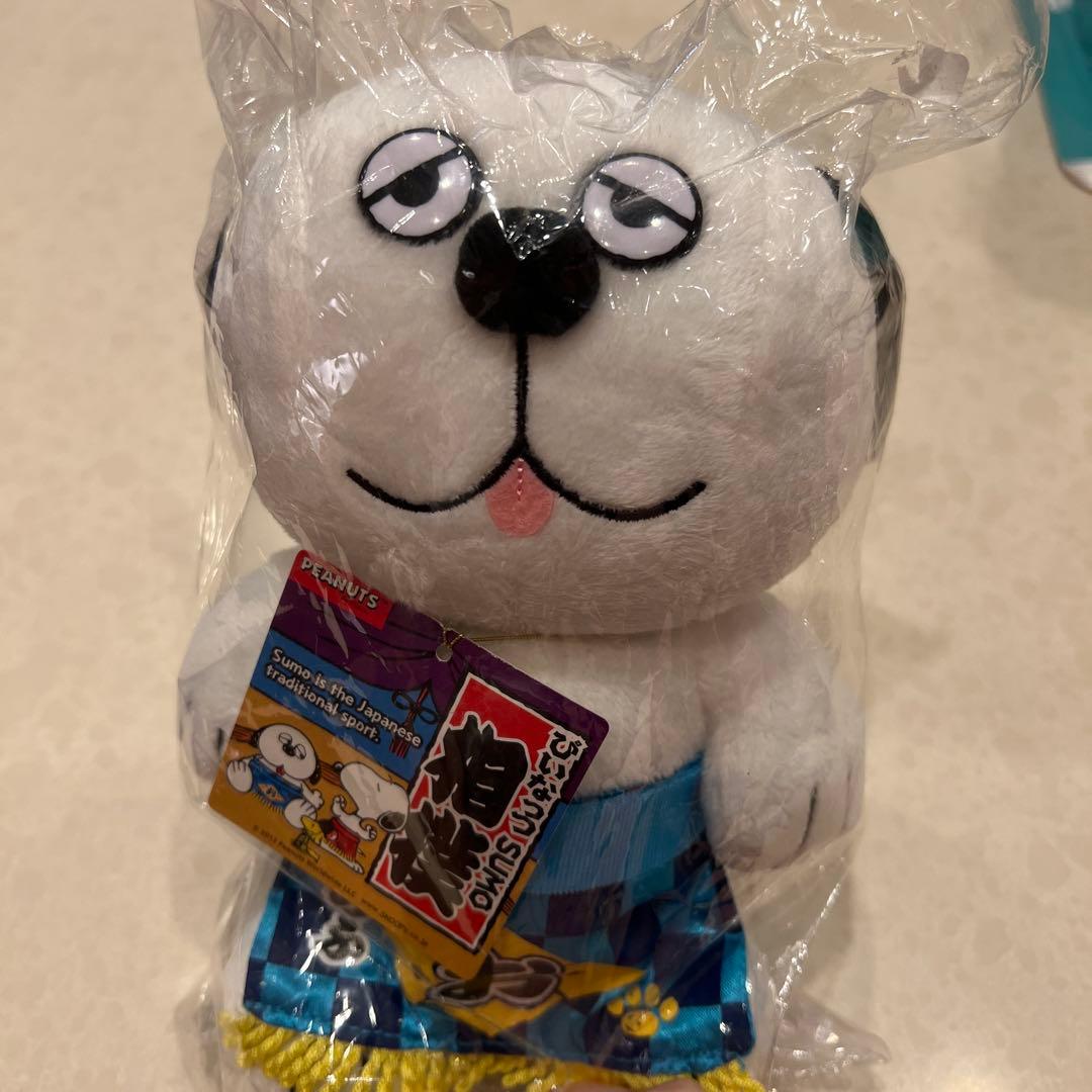 希少　スヌーピー　オラフ　相撲　力士　ぬいぐるみ　吉徳　ピーナッツ　2012