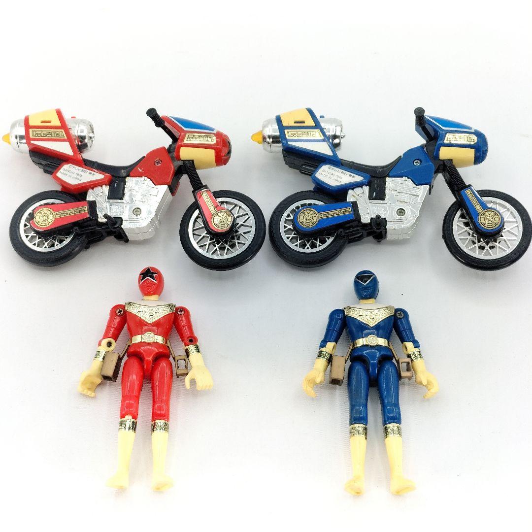 当時物 超力戦隊オーレンジャー アクションフィギュア バイク セット