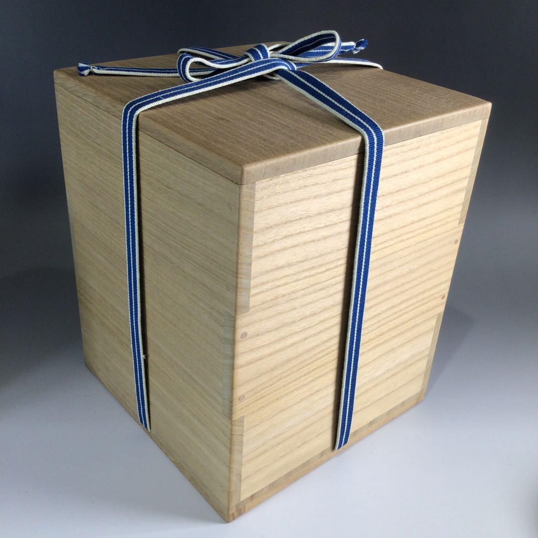 Ｐ６５５　水指　『高取焼』『鬼丸雪山造』　共箱　茶道具