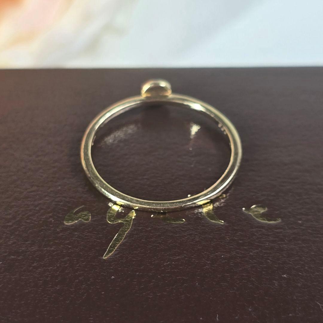 agete　アガット　K10　ダイヤモンドリング シャンデリア 12.５号