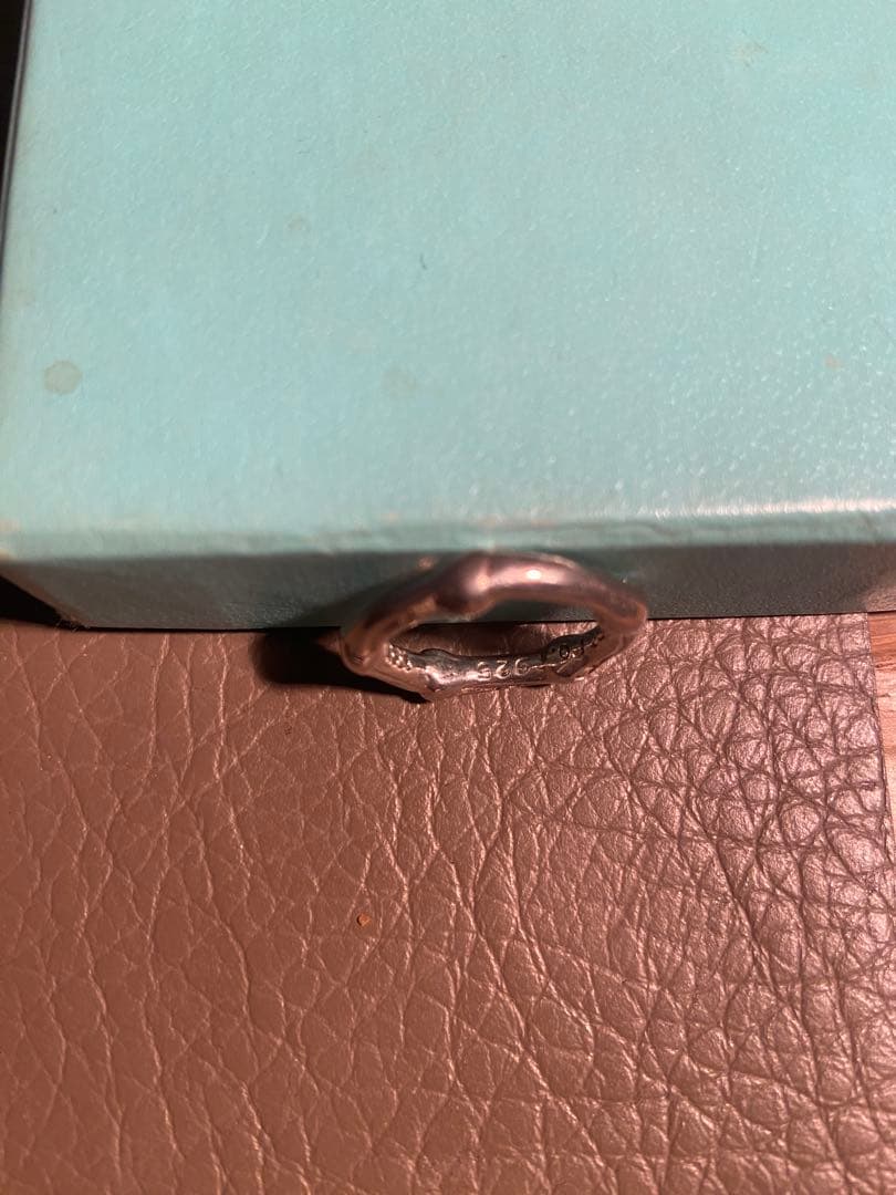 Tiffany 希少　バンブー　リング　10号　　状態悪