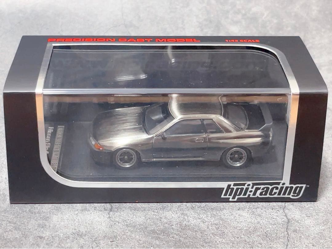 1/43 HPI 日産 スカイライン GT-R ブラック ブラックメタル　r32