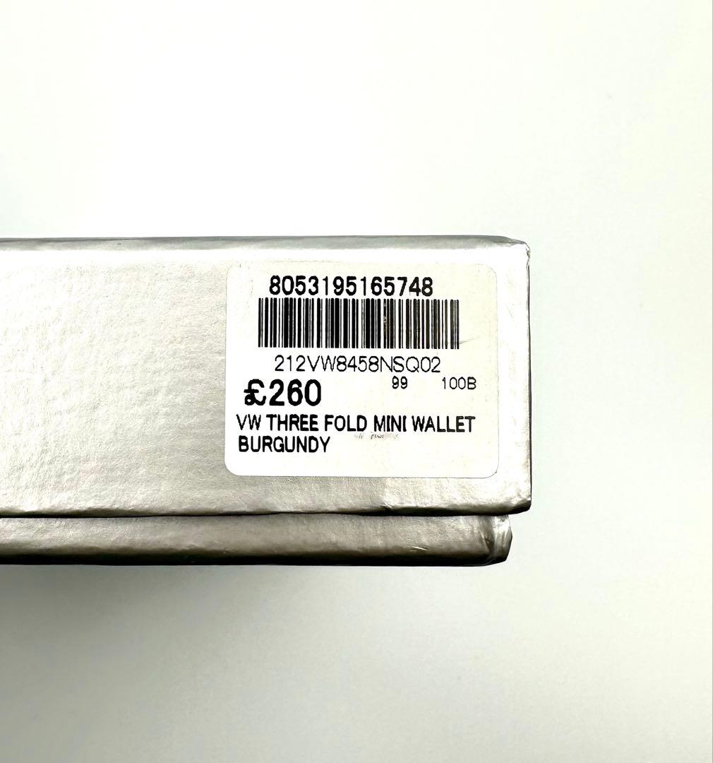 【最新✦希少】Vivienne Westwood 三つ折り財布 レッド 赤