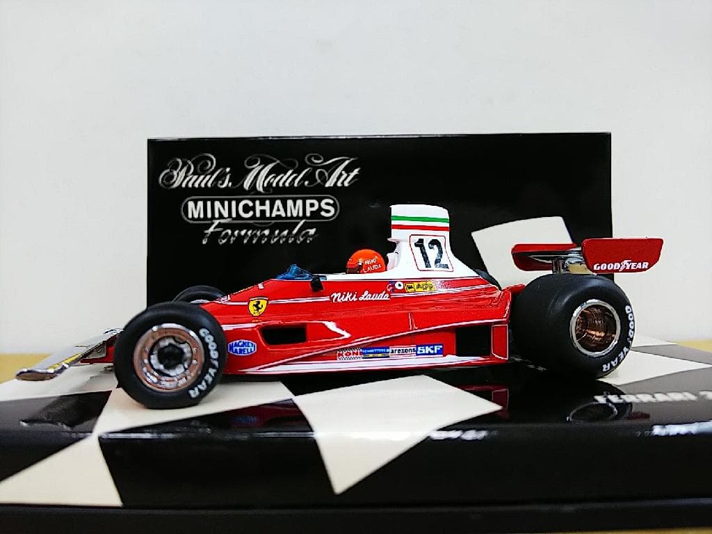 ミニチャンプス 1/43 フェラーリ 312T 1975 ニキ・ラウダ F1 - メルカリ