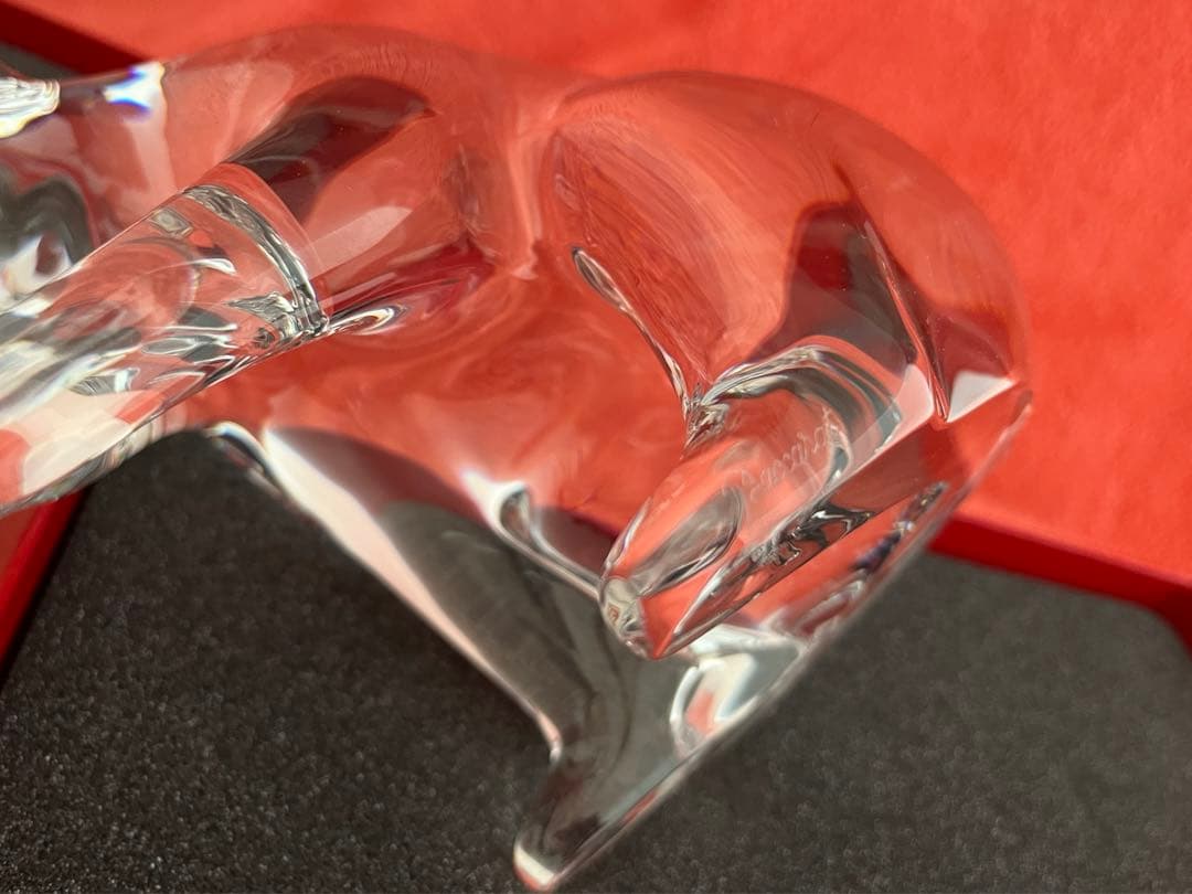 ❤️彫刻家作品❤️BACCARAT LOET クマ親子 動物 フィギュリン - メルカリ