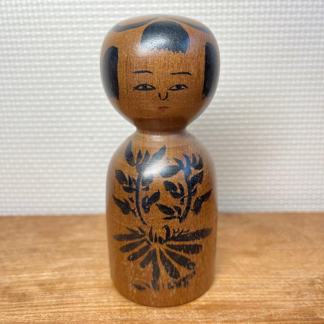 ⭕️現代名工小椋久太郎秋田木地山こけし槐材1.4尺大型伝統こけし