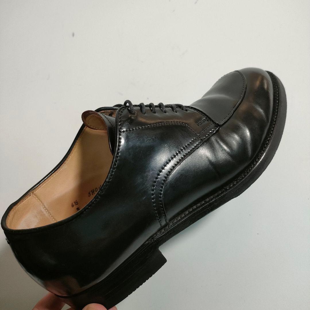 オールデン 54331 Vチップ コードバン 6.5D 黒 モディファイドラスト