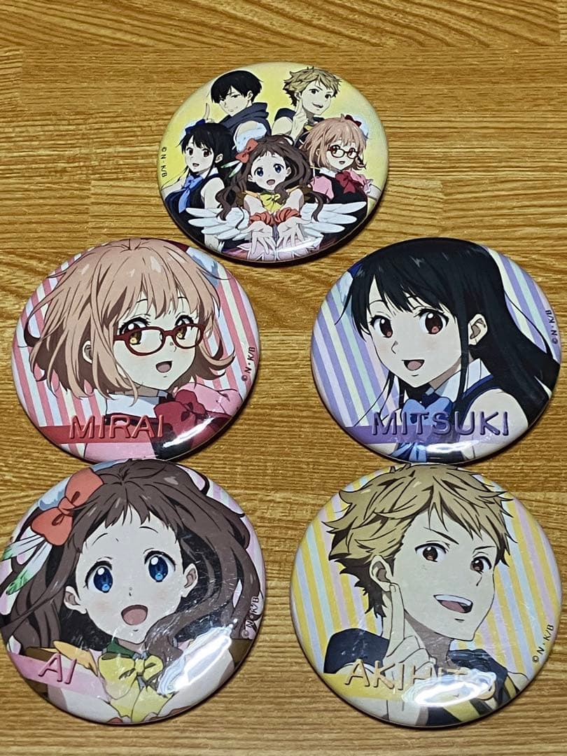境界の彼方 劇場版 アイドル 缶バッジ5個セット
