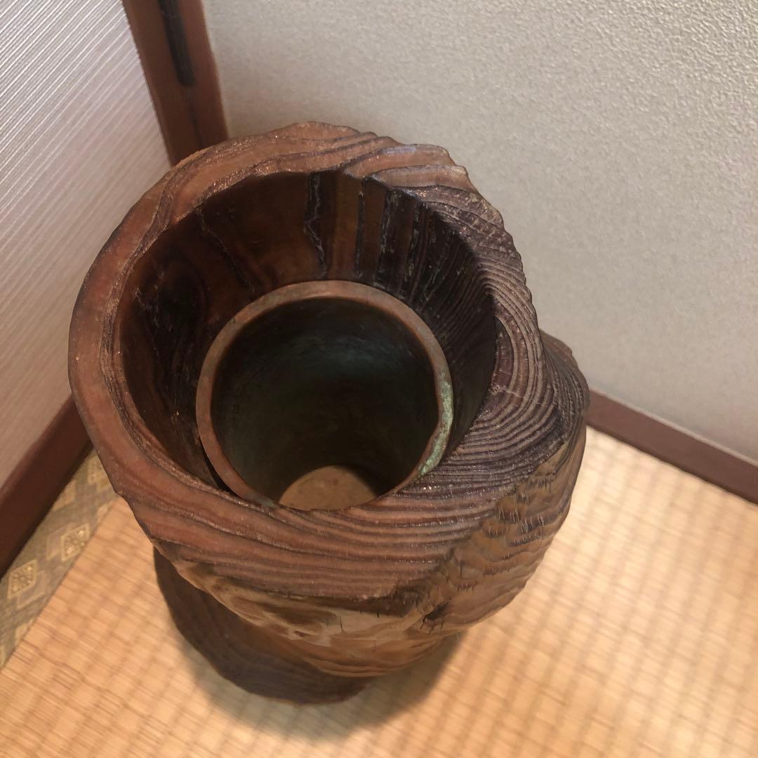 茶道具 露地道具 湯桶 杉 中古品 送料込み