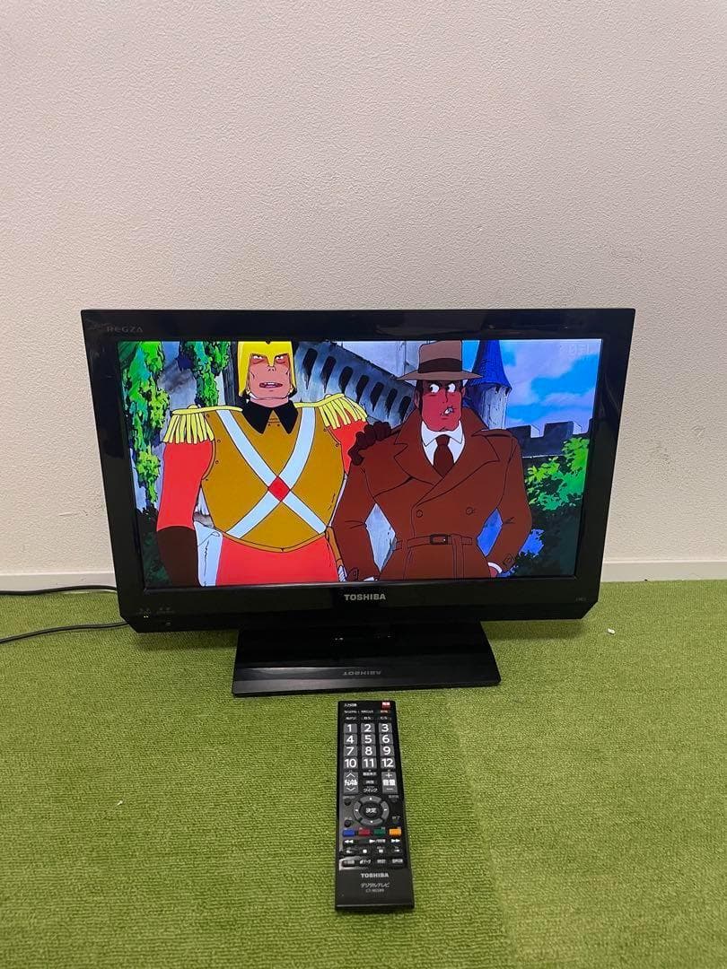 TOSHIBA REGZA 19B3液晶テレビ リモコン付 テレビ・映像機器