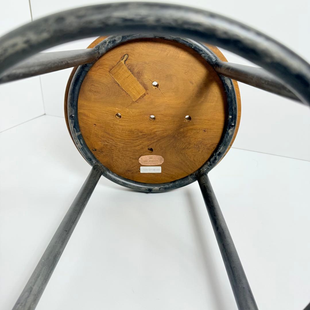 マディ ビンテージ アイアンスツール チェア　アジアン