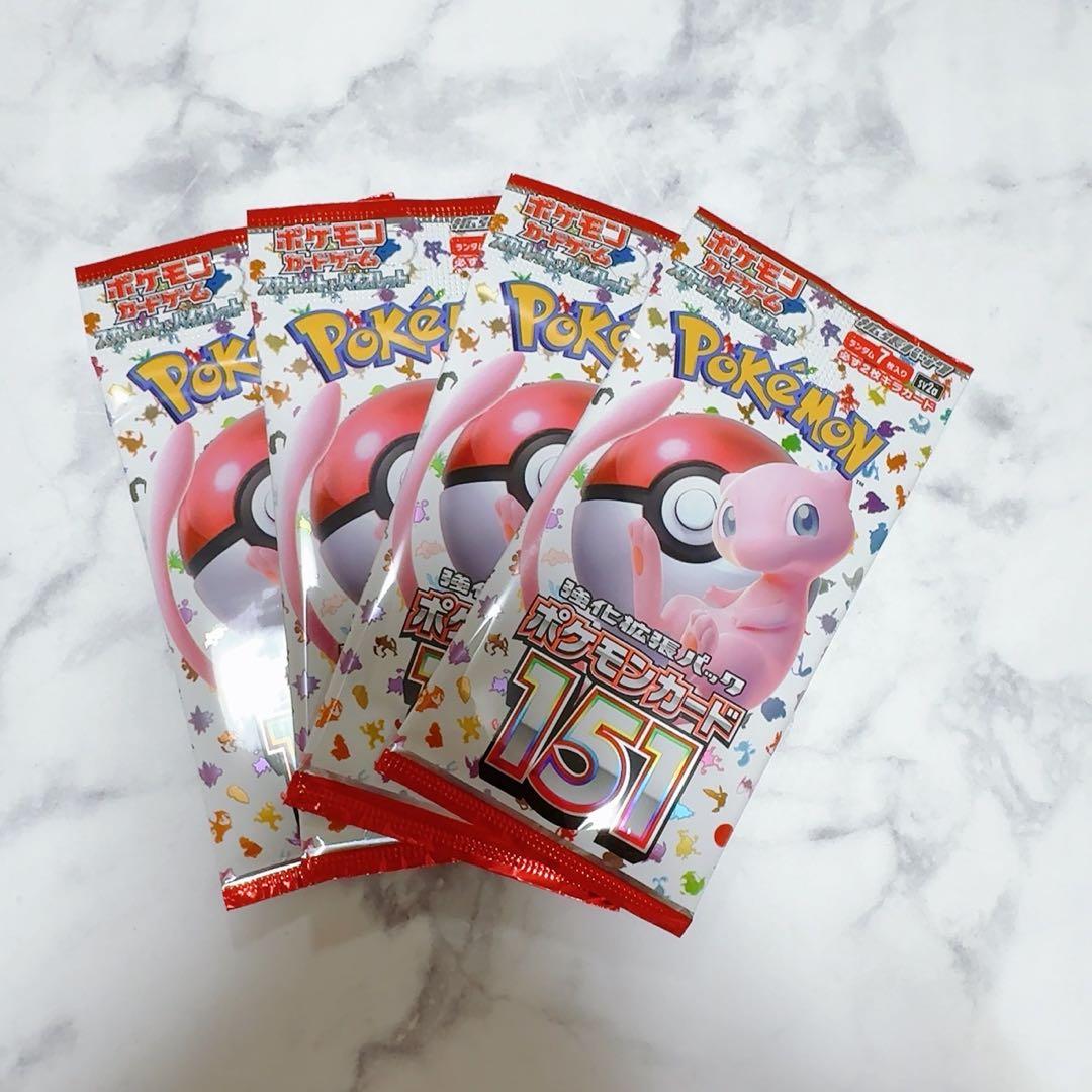 ポケモンカード151 バラパック4つ - メルカリ
