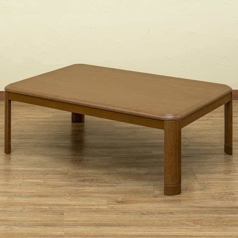 送料無料】コタツ継脚式 120×80cm 長方形 木目調