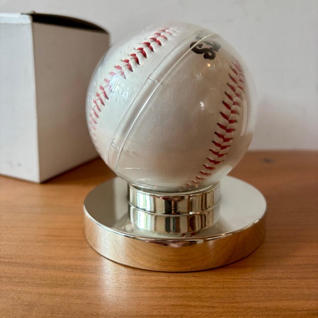 ち*ん様 ジャイアンツロゴ 長嶋茂雄直筆サイン入りボール ゴールドスタンド