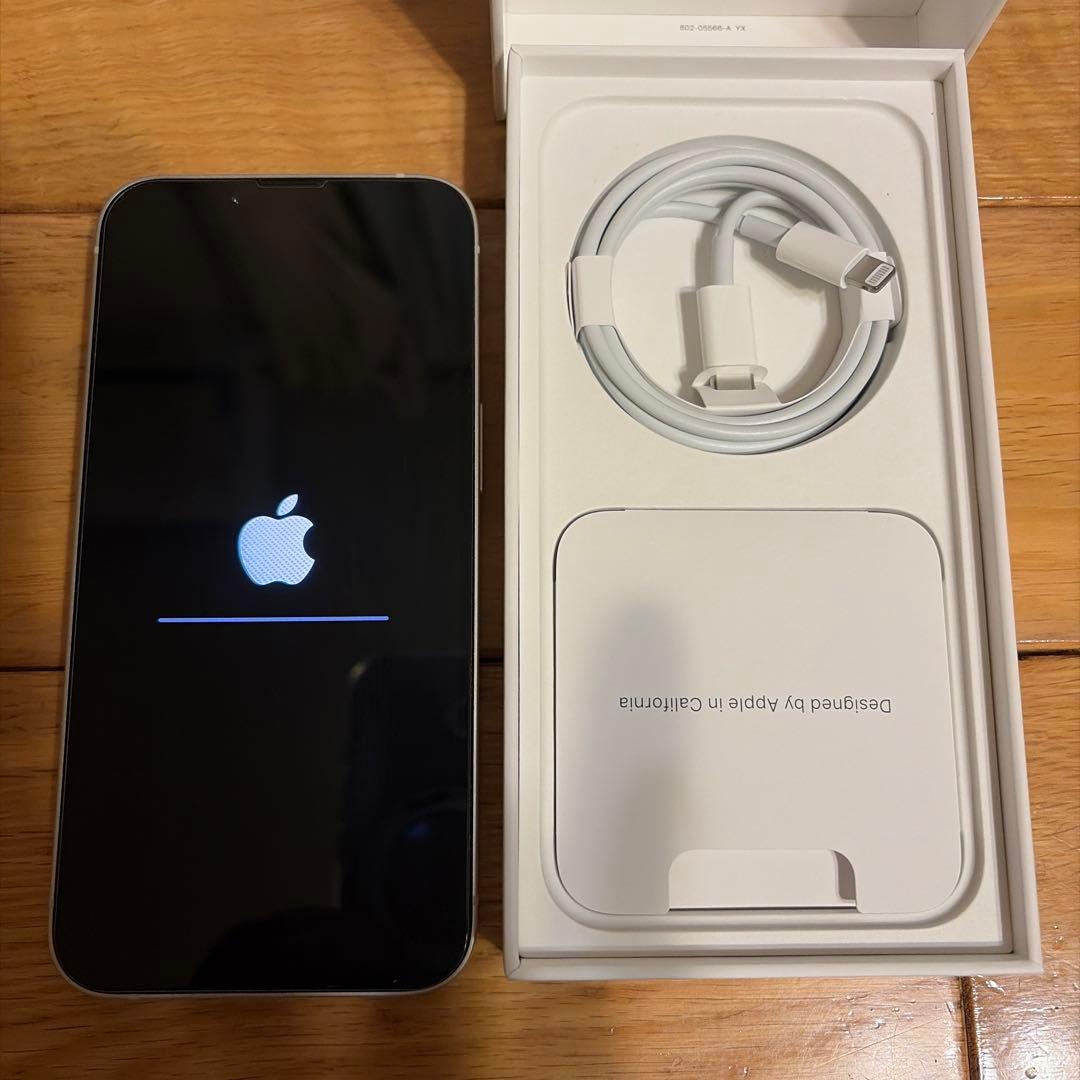 Apple iPhone 14 スターライト本体 充電ケーブル付き　SIMフリー iPhone 14 128GB - スターライト（SIMフリー）[整備済製品] - Apple
