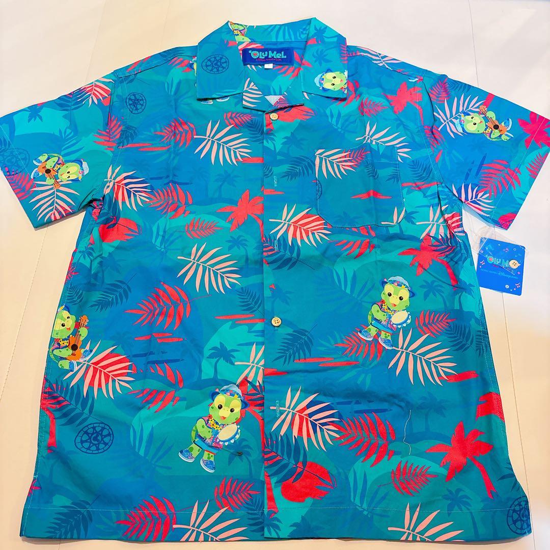 ディズニー キャラクター 香港ディズニー オルメル アロハシャツ 新品