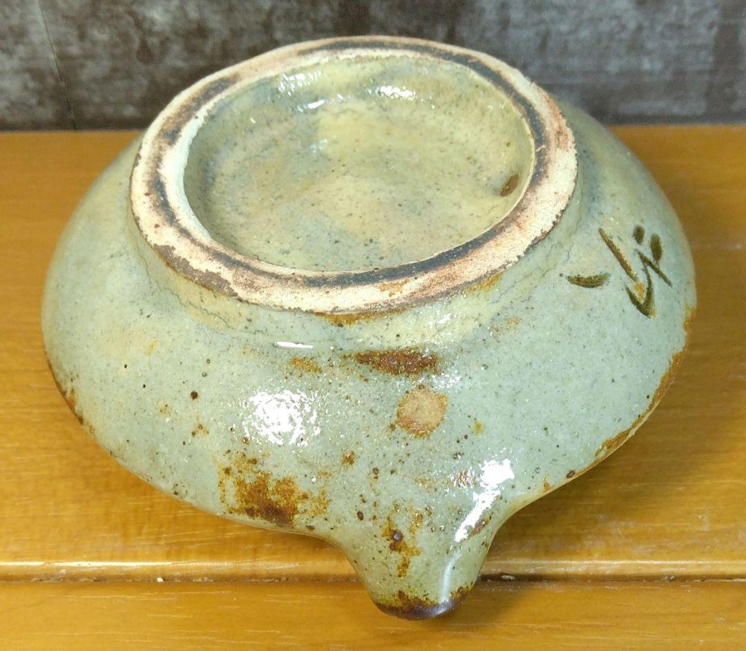 人間国宝 金城次郎 壷屋焼水滴 栞 共箱 美品 壺屋焼 魚紋