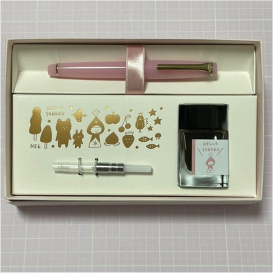 mizutama NE6コラボ 万年筆インクセット「夏降るレモン。」 mizutama