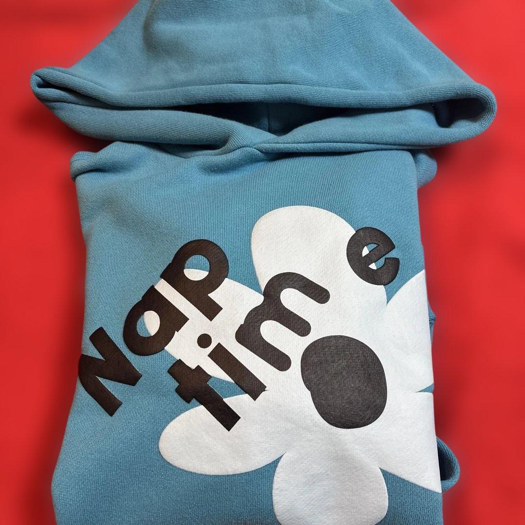 ナップタイム naptime. Nissy 西島隆弘 スウェット パーカー 青 - メルカリ