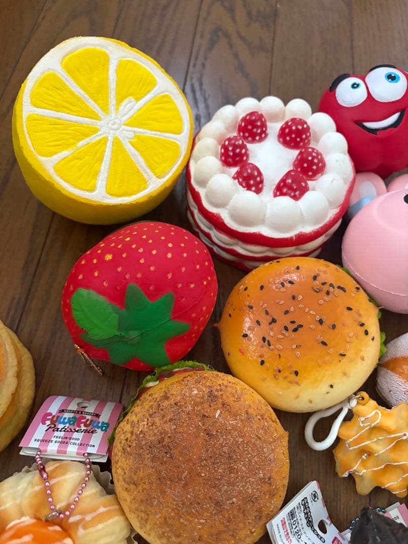 スイーツ型ストレスボールセット スクィーズ
