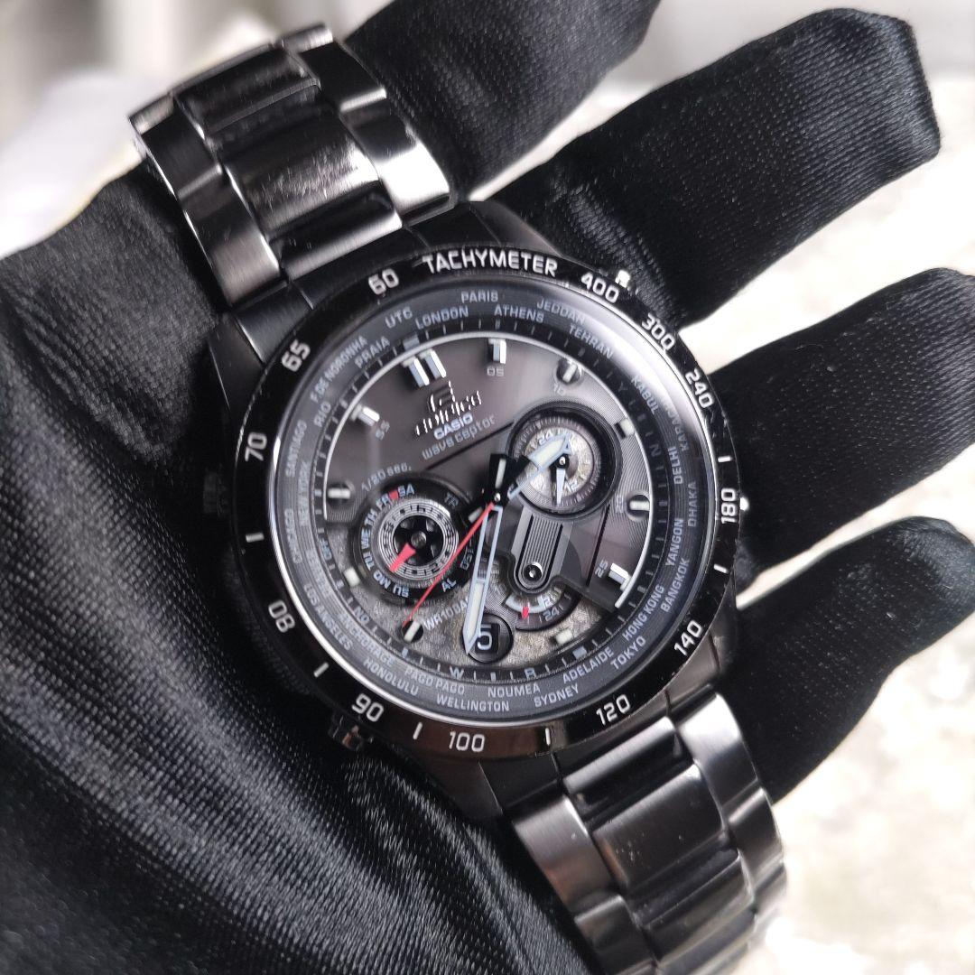 ☆電池新品★　カジュアル　Y2K　ロック　バイカー　黒　EQW-M1000D