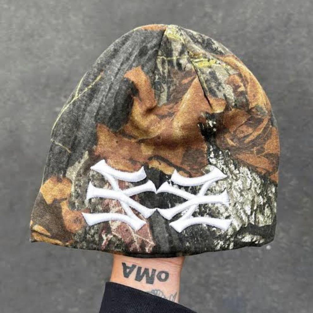 希少品‼️】oMA NY NY SKULL CAP ビーニー 迷彩 - メルカリ