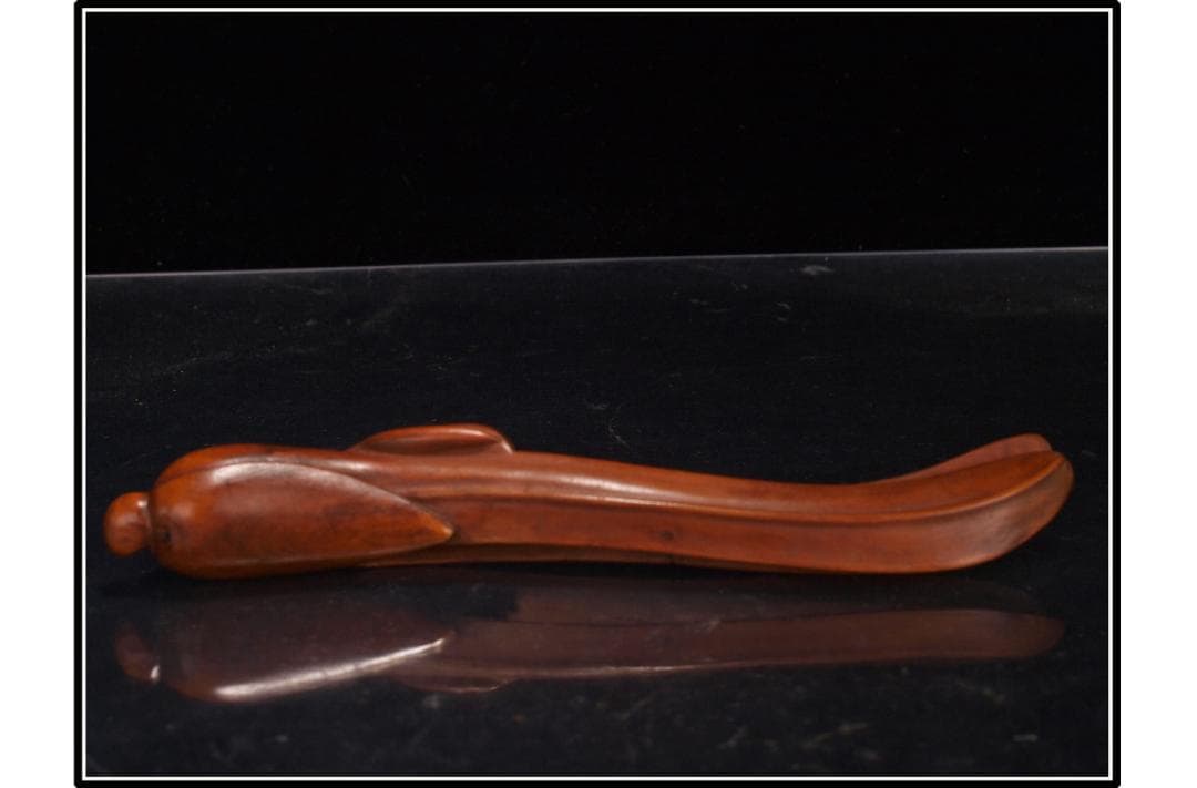 中国清時代の木製彫刻 激安骨董品 古美術 DE1513D2-2