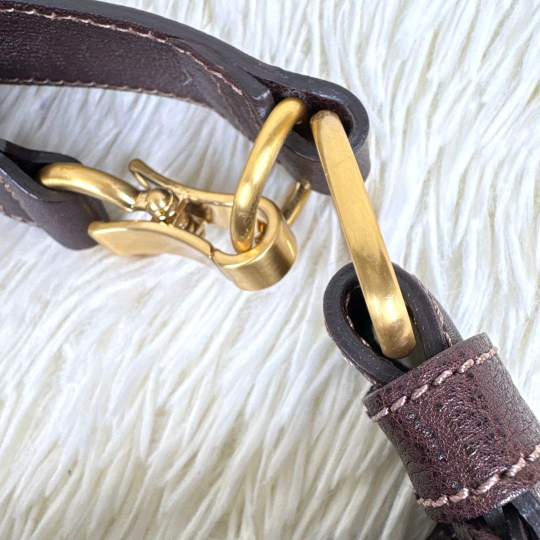 美品、土屋鞄、AGIR、アジール、2WAY、ショルダーバッグ、レザー