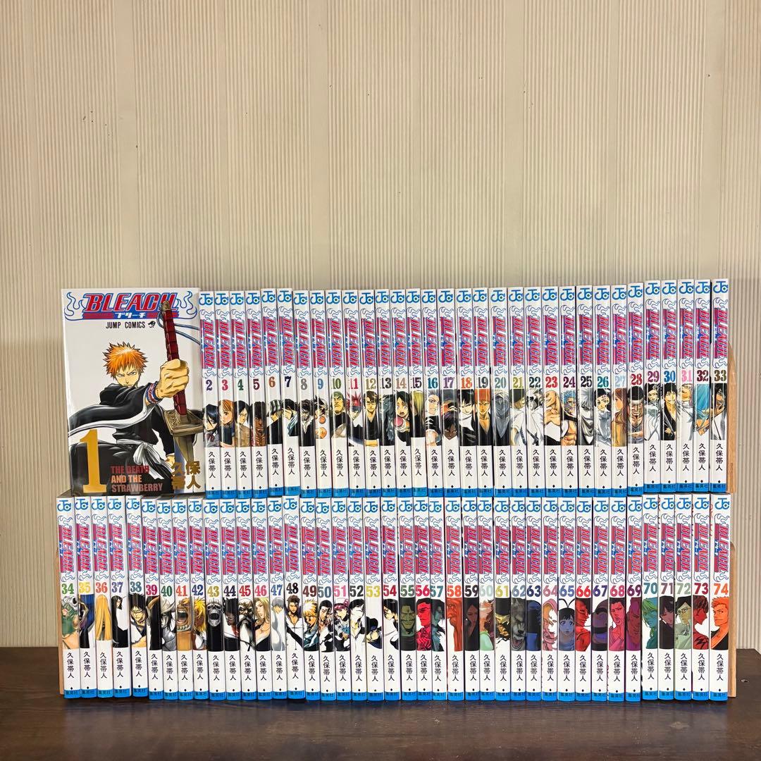 極美品 BLEACH ブリーチ 1〜74巻セット 全巻セット - メルカリ