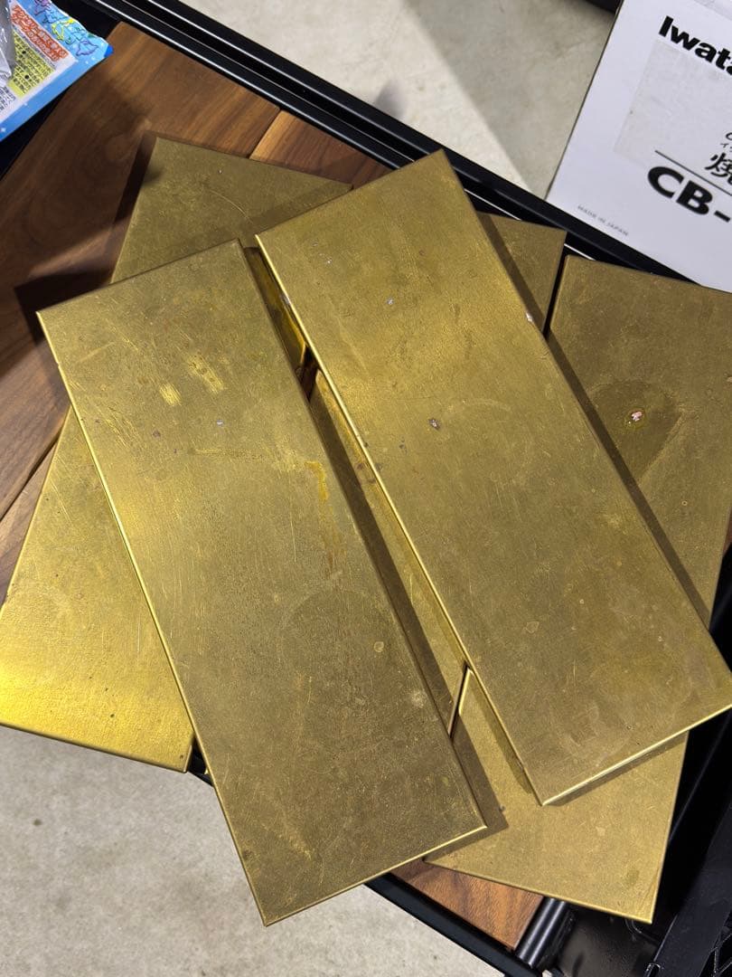 MM様】専用 IGT 真鍮ハーフプレート ビンテージ 2枚セット