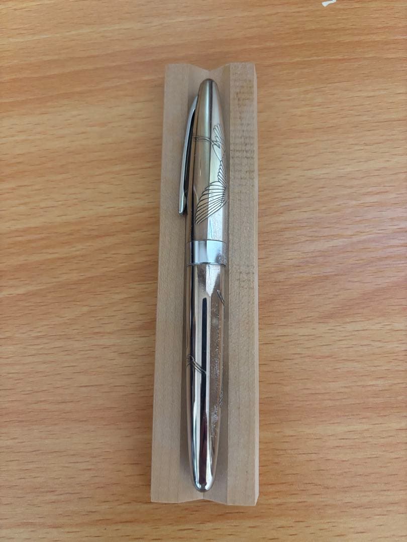 パイロット スターリングシルバー万年筆 鶴 細字 - メルカリ