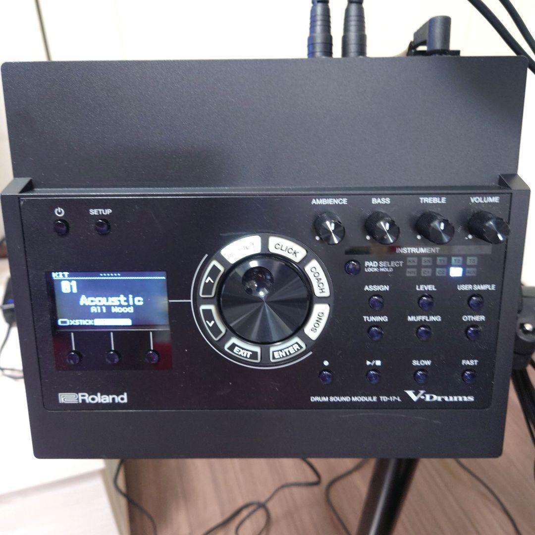 美品】 Roland TD-17 V-Drums 3シンバル Custom . - メルカリ