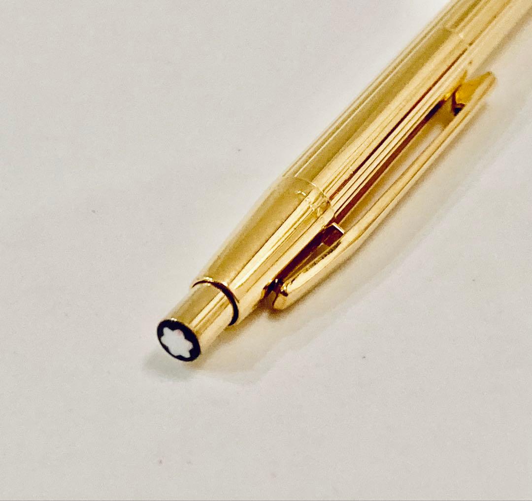 20金張り◇モンブラン高級ボールペン ゴールド MONTBLANC 1970sの通販