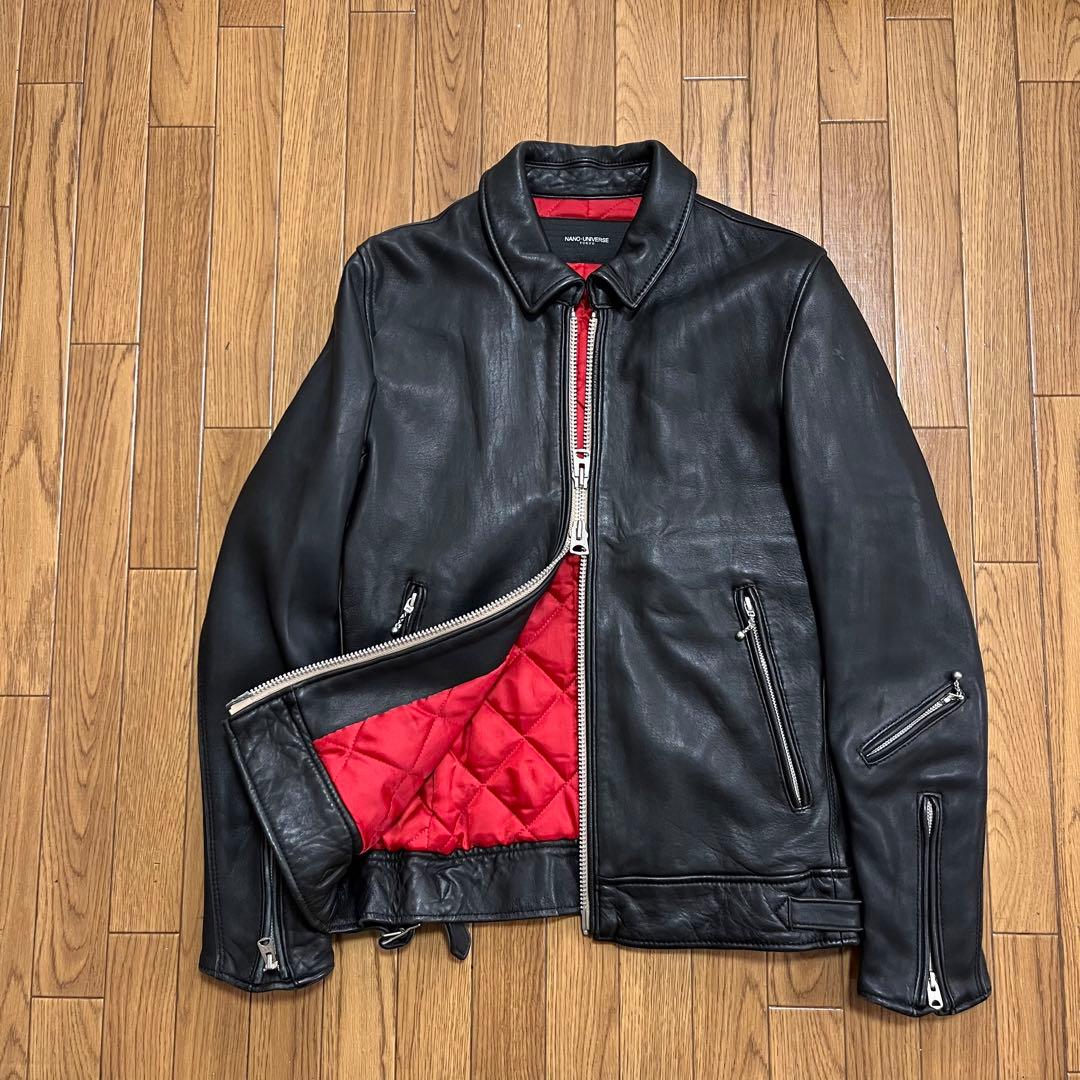 楽天市場】ナノユニバース レザー ジャケットの通販 希少 美品 XL