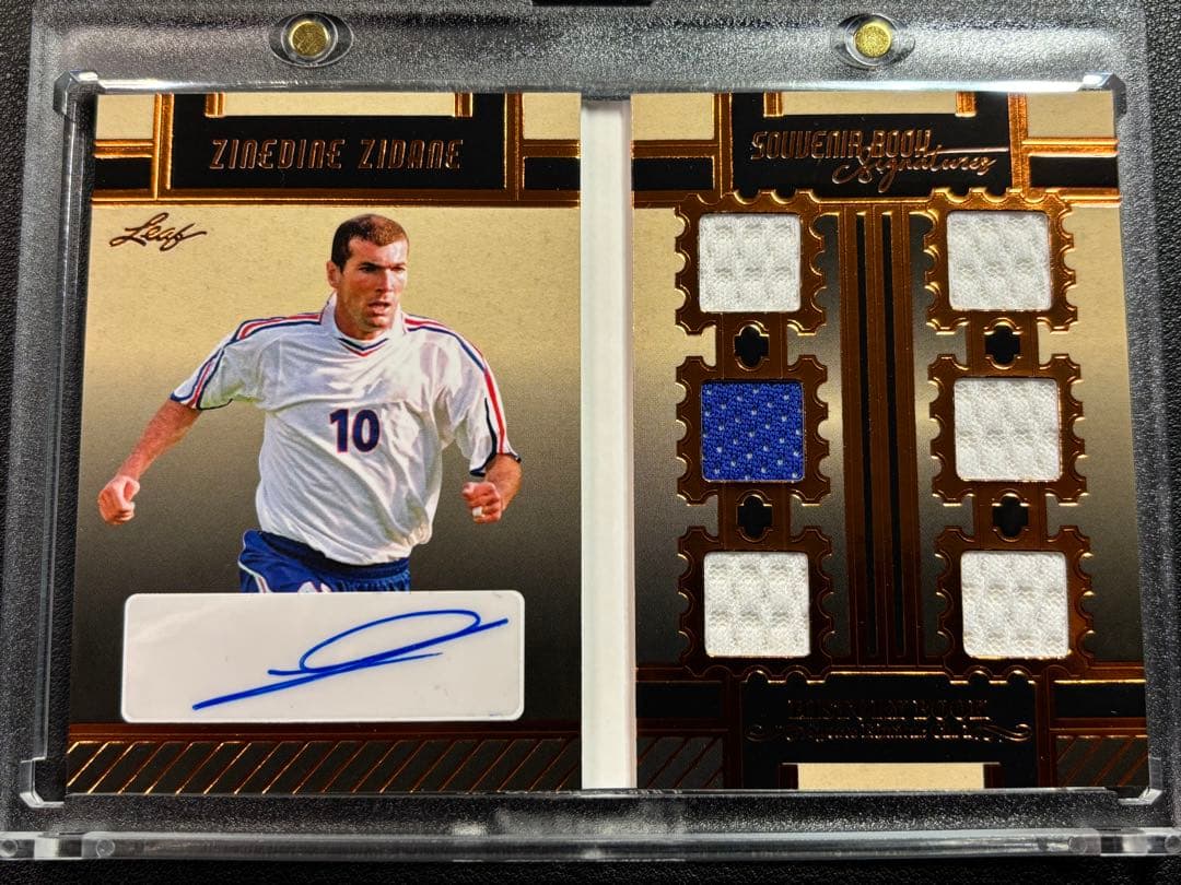 ジネディーヌ・ジダン サイン入り トレーディングカード