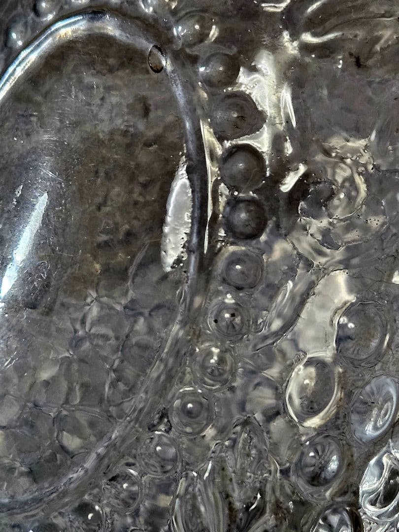 大正～昭和初期 大阪 島田硝子製 蓋付 ガラス瓶 飴屋瓶 砂糖瓶