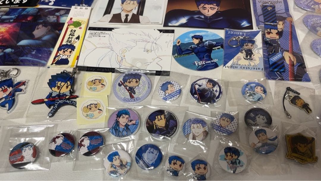 Fate fgo DINING ランサー クーフーリン レアルタ 缶バッジ
