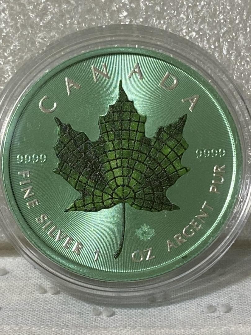 専用 限定100枚 2021 カナダ メイプルリーフ モザイク 3枚セット 銀貨
