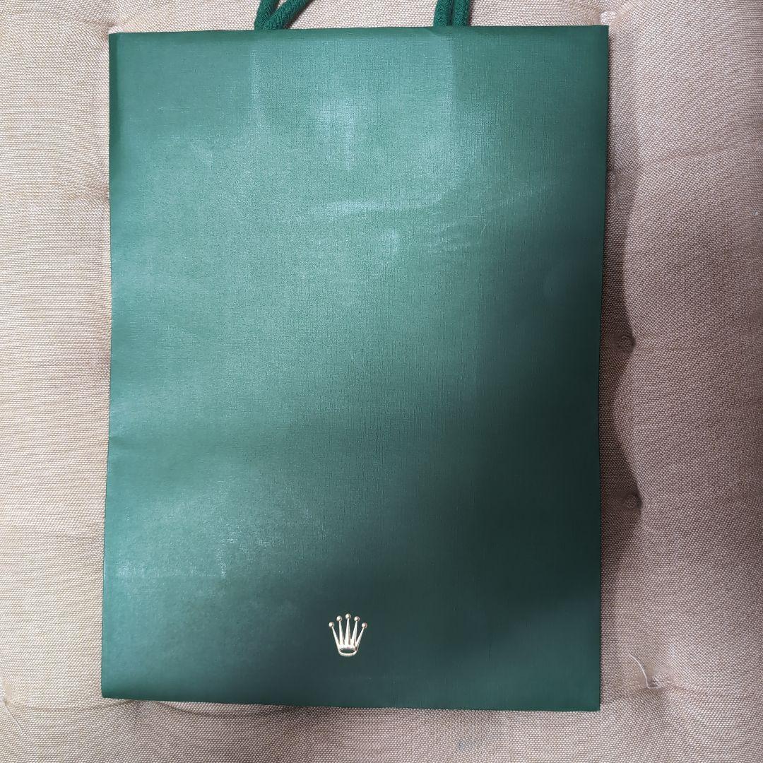 緑色 ロゴ入りショップ袋 ロレックス - メルカリ