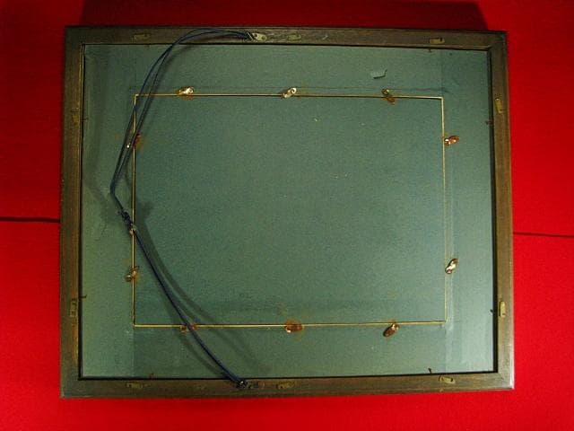 穐月 明 花の絵のある 花瓶 日本画 額装 肉筆 184 - メルカリ