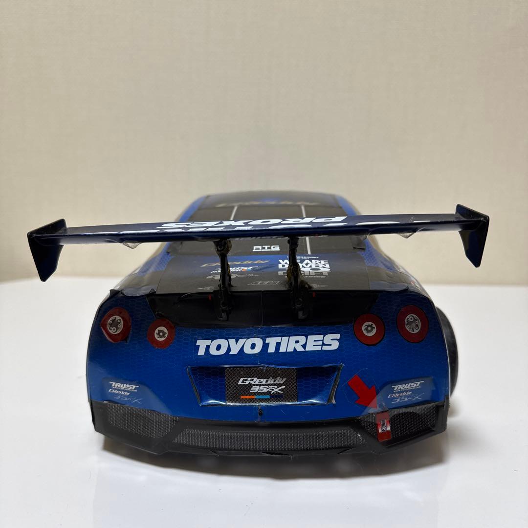 ヨコモYD2 シャーシ　D1GP 川畑真人使用35GTRボディ　ジャイロ付き