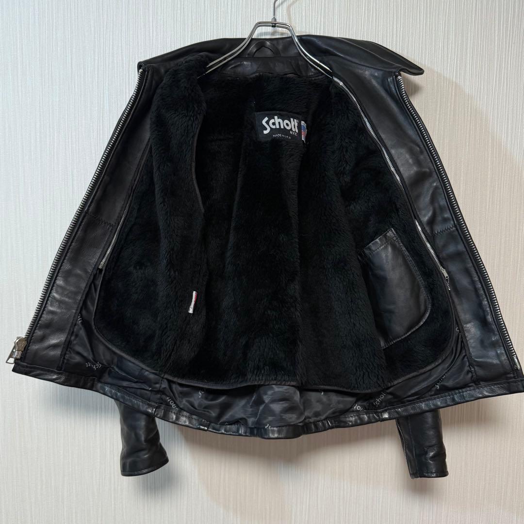 Schott 643 USA ショット シルグルライダースジャケット｜