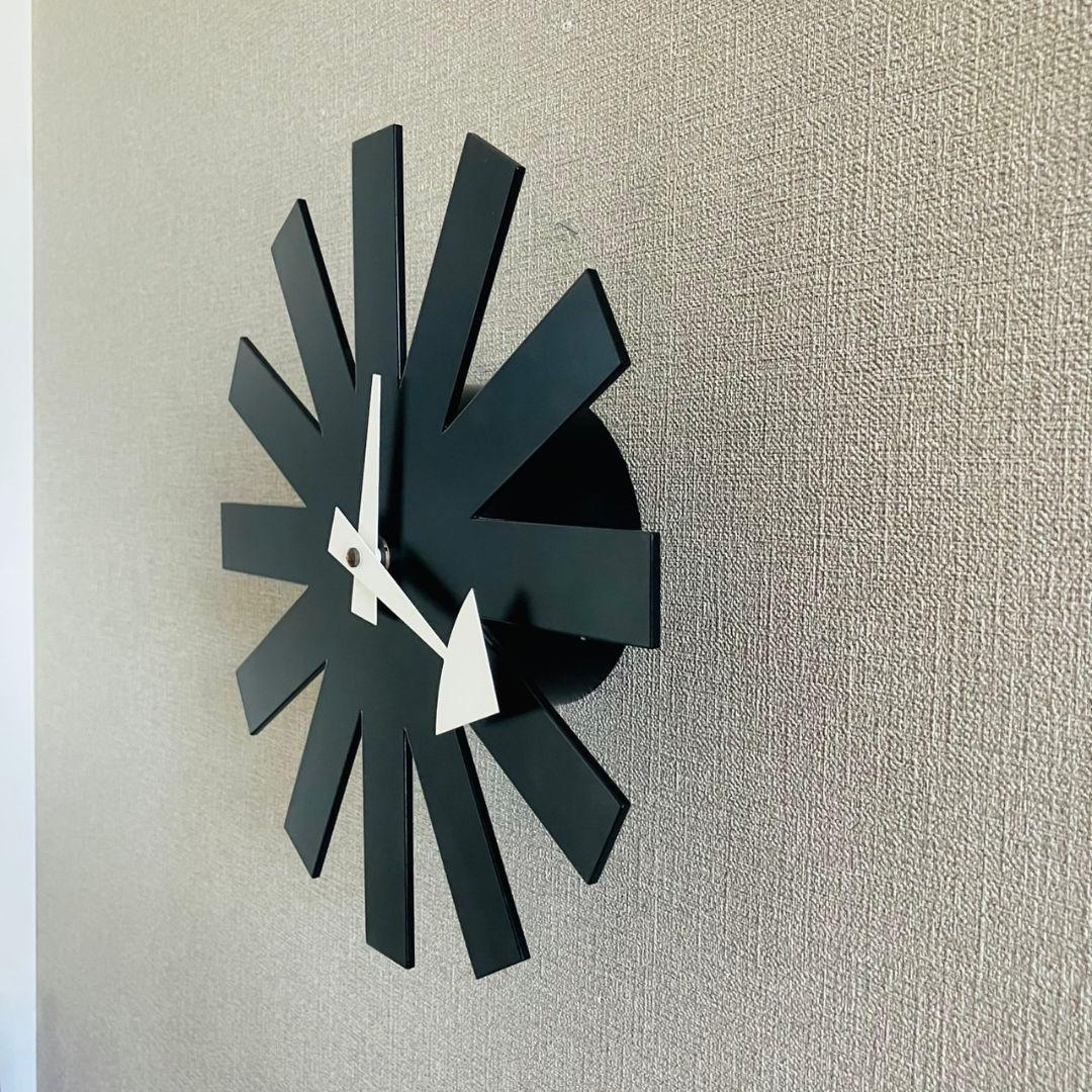 《正規品》ジョージ・ネルソン アスタリスククロック ヴィトラ《ブラック》