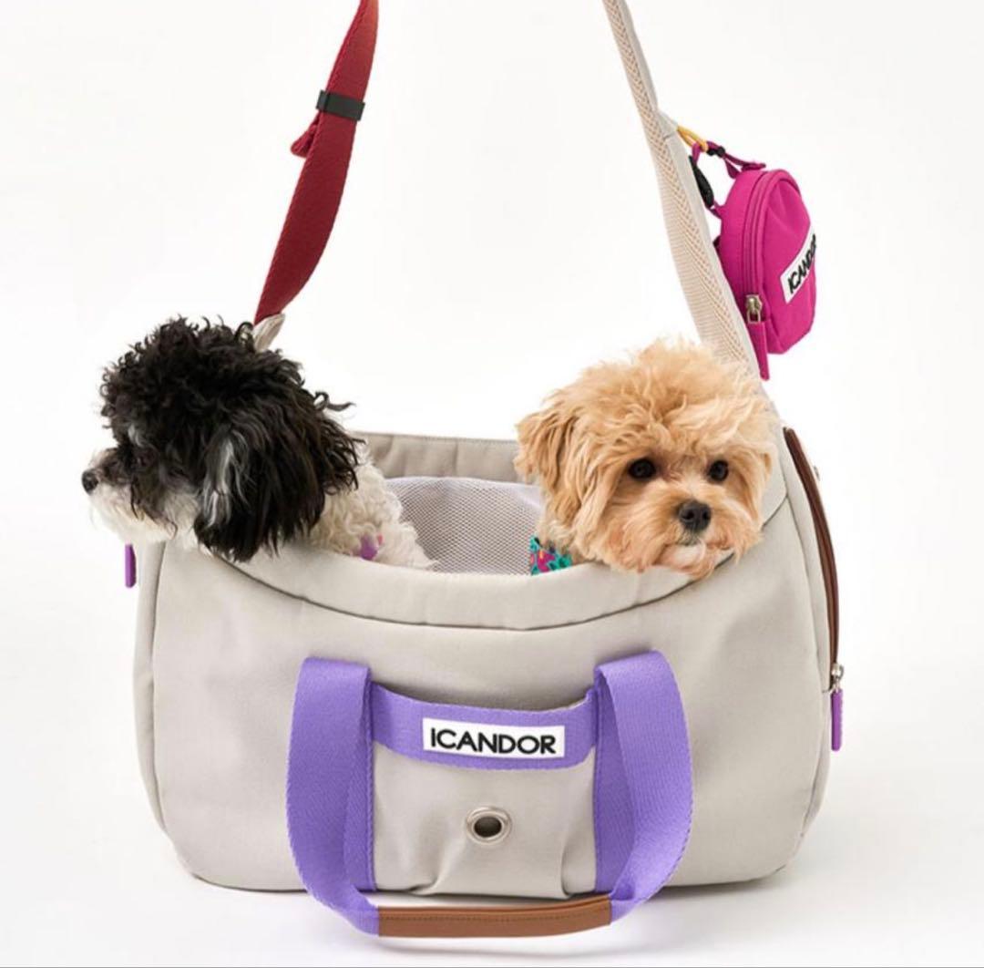 ICANDOR メッシュ窓付きキャリーバッグ　クッション無し ICANDOR メッシュ窓付きキャリーバッグ クッション無し ICANDOR