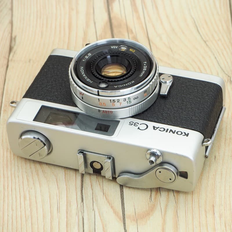 整備品】KONICA C35 E&L コニカ 美品 KONICA】 C35 E&L（分解整備済